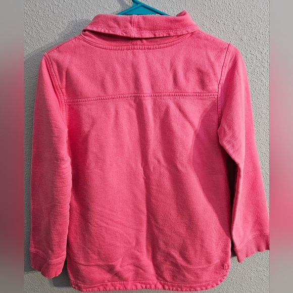 Girls Vineyard Vines Cowl Neck Sweatshirt, Large(14), Bright Pink - Picture 2 of 7